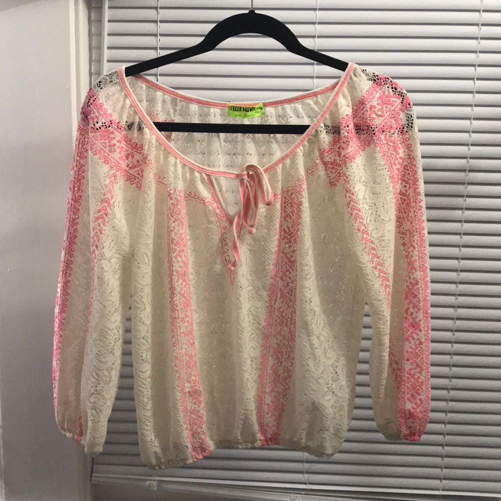 Fresh brewed crocheted top